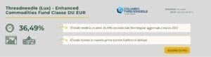 Threadneedle (Lux) - Enhanced Commodities Fund Classe DU EUR